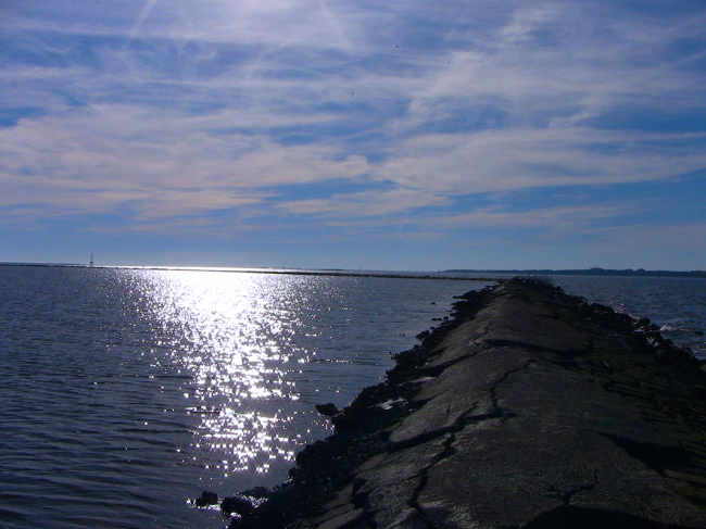 The Jetty found past Carolina Beach at the furtherest point when traveling south from Wilmington