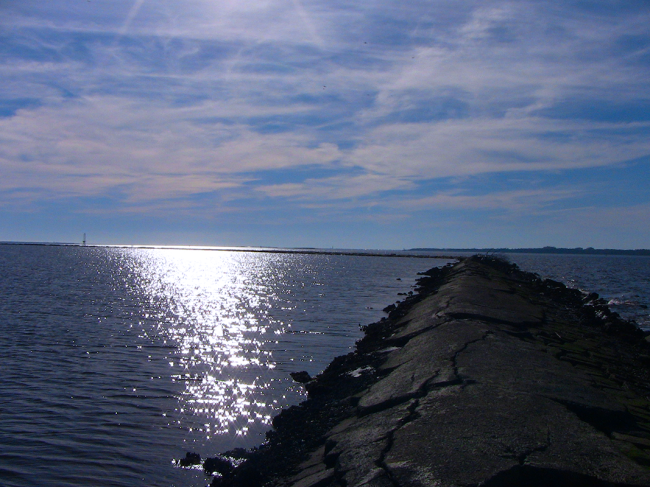 The Jetty at the furtherest point south while traveling south on Hwy 421 in Wilmington, NC
