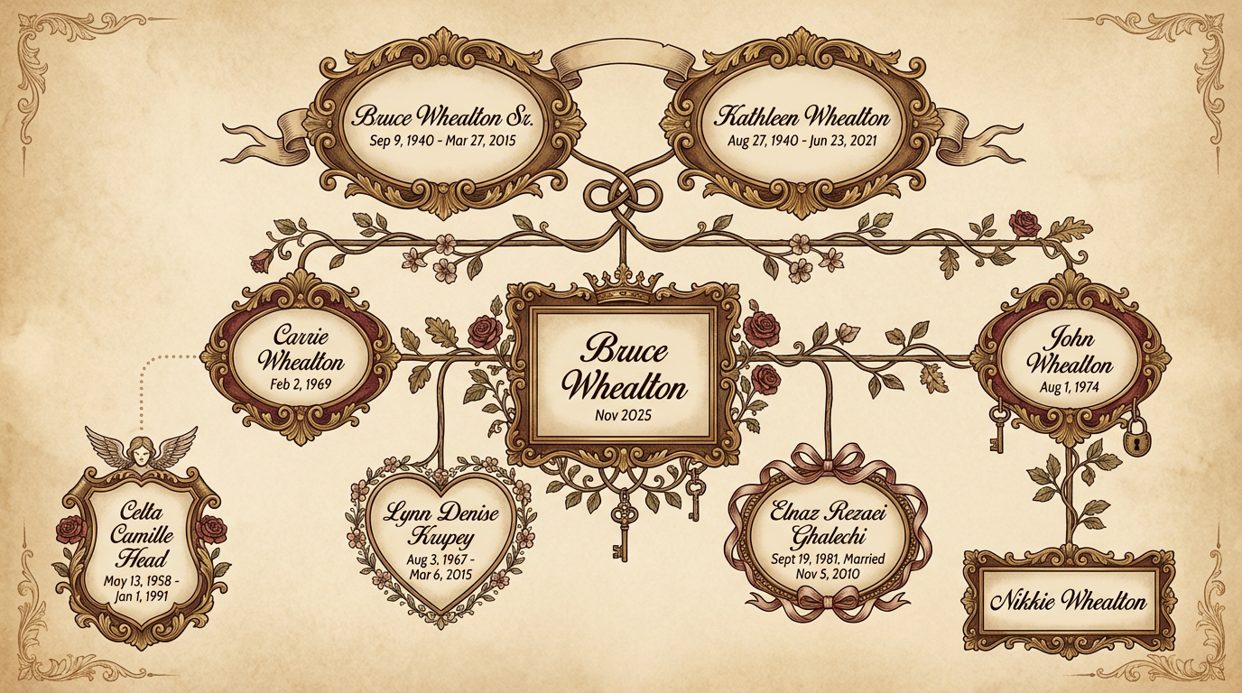 Whealton Family Tree Diagram